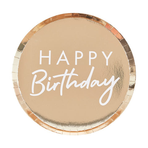Gold Happy Birthday 