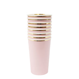 Dusky Pink Highball Cups