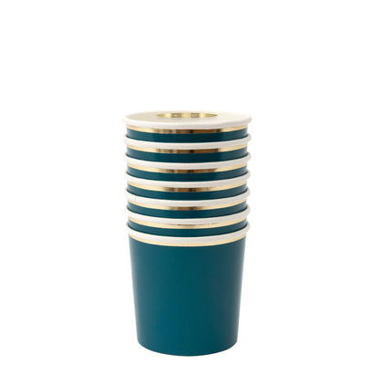 Teal Tumbler Cups