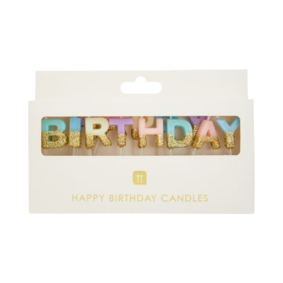 We Heart Birthdays Happy Birthday Candle