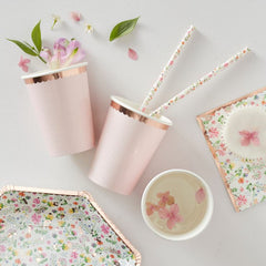 Rose Gold Spotty Cups