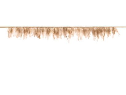 Dusky Beige Pink Feather Garland