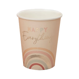 Happy Everything Natural Rainbow Party Cups
