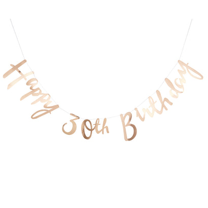 Happy 30th Birthday Garland