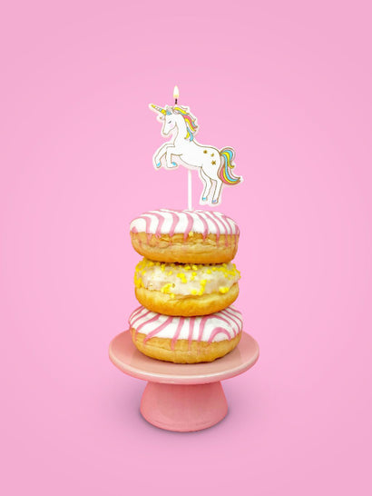 We Heart Unicorn Candle