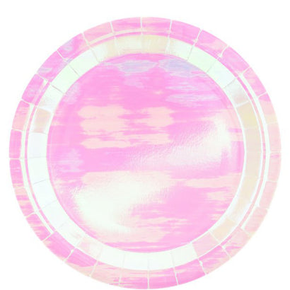 Iridescent Paper Plates
