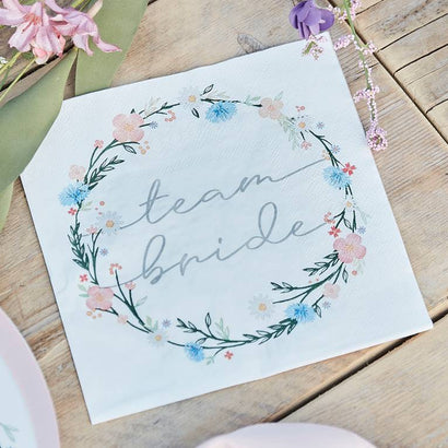 Boho Eco Bride Napkins