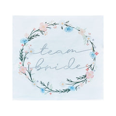 Boho Eco Bride Napkins