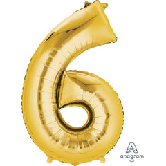 Gold Number Balloon 34