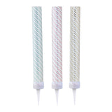 Pastel & Gold Fountain Candles