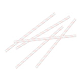Pink Stripe Paper Straws