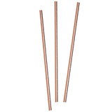 Rose Gold Straws