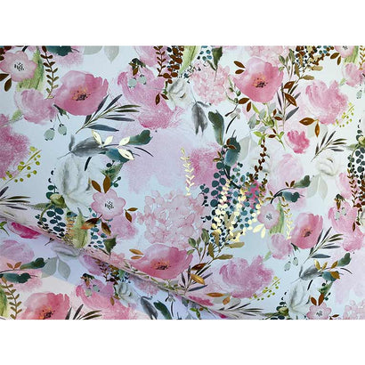 Summer Floral Sheet Wrap