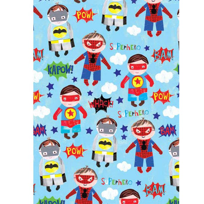 Superheroes Roll Wrap