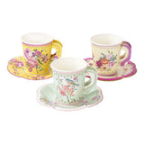 Truly Scrumptious Vintage Paper Tea Cups