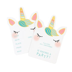 We Heart Unicorn Invitations