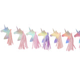Iridescent Unicorn Tassel Bunting