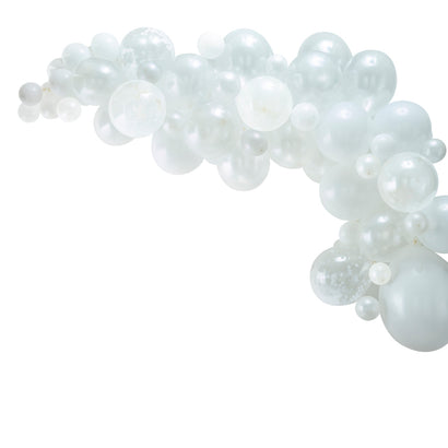 White Balloon Arch Kit
