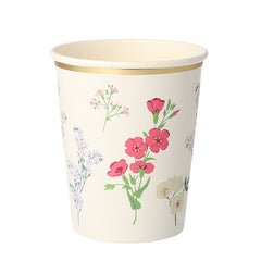 English Country Garden Cups