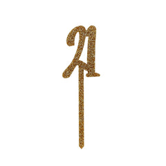 Glitter 21 Cake Topper