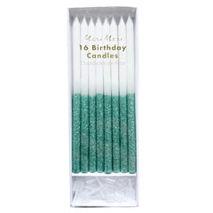 Glitter Dipped Candles