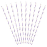 Lilac Paper Straws