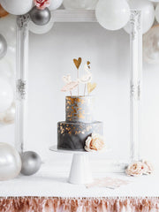 Lovely Swan Cake Toppers
