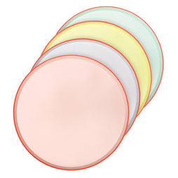 Pastel Neon Edge Plates