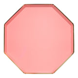 Neon Coral Dinner Plates (Large)