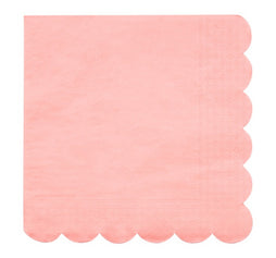 Neon Coral Napkins (Large)