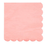 Neon Coral Napkins (Large)