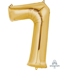Gold Number Balloon 34