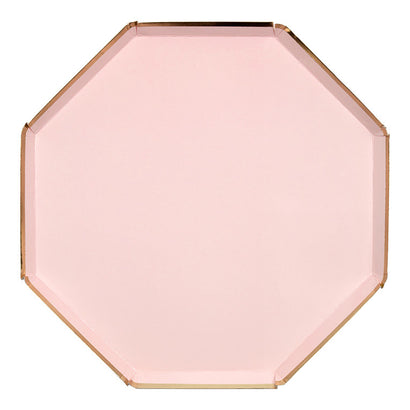 Pale Pink Dinner Plates (Large)