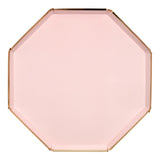 Pale Pink Dinner Plates (Large)