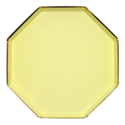 Pale Yellow Dinner Plates (Large)