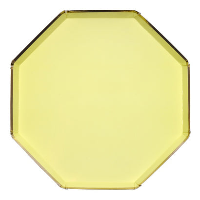 Pale Yellow Dinner Plates (Large)