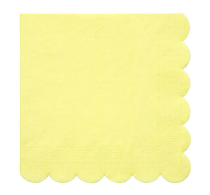 Pale Yellow Napkins (Large)