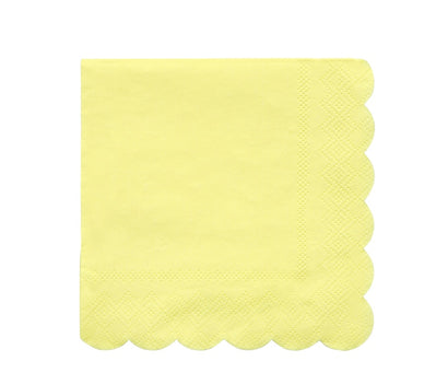 Pale Yellow Napkins (Small)