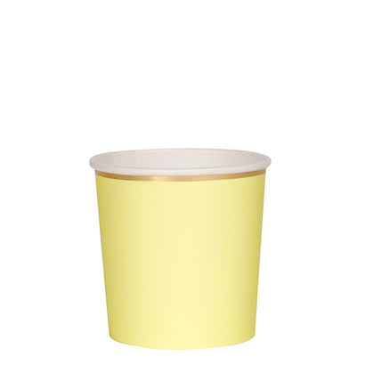 Pale Yellow Tumbler Cups