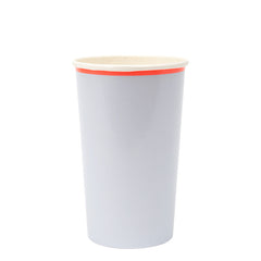 Pastel Neon Edge Highball Cups