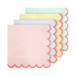 Pastel Neon Edge Napkins
