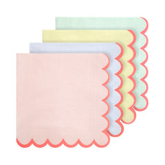 Pastel Neon Edge Napkins