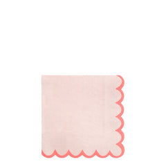 Neon Coral Napkins (Small)
