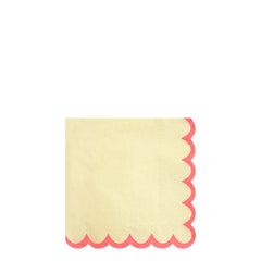 Neon Coral Napkins (Small)