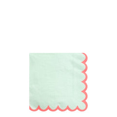 Neon Coral Napkins (Small)