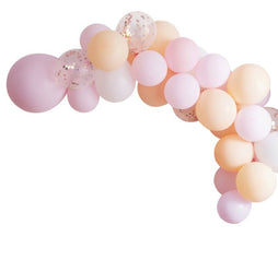 Matte Pink & Peach Balloon Arch Kit