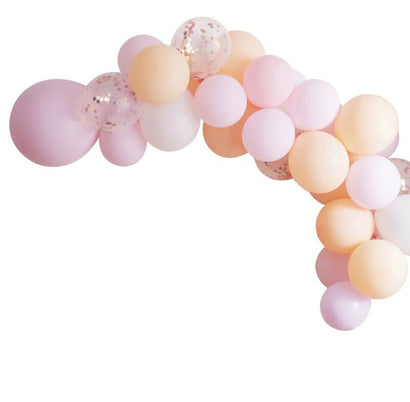 Matte Pink & Peach Balloon Arch Kit