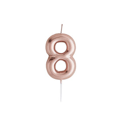 Number 8 Candle