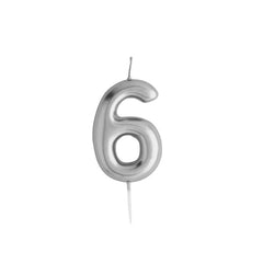 Number 6 Candle