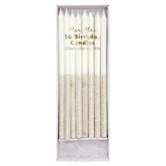 Glitter Dipped Candles